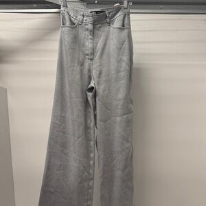 Zara Acid Washed Wide-Leg Pants 12” waist 30.5” inseam size XS